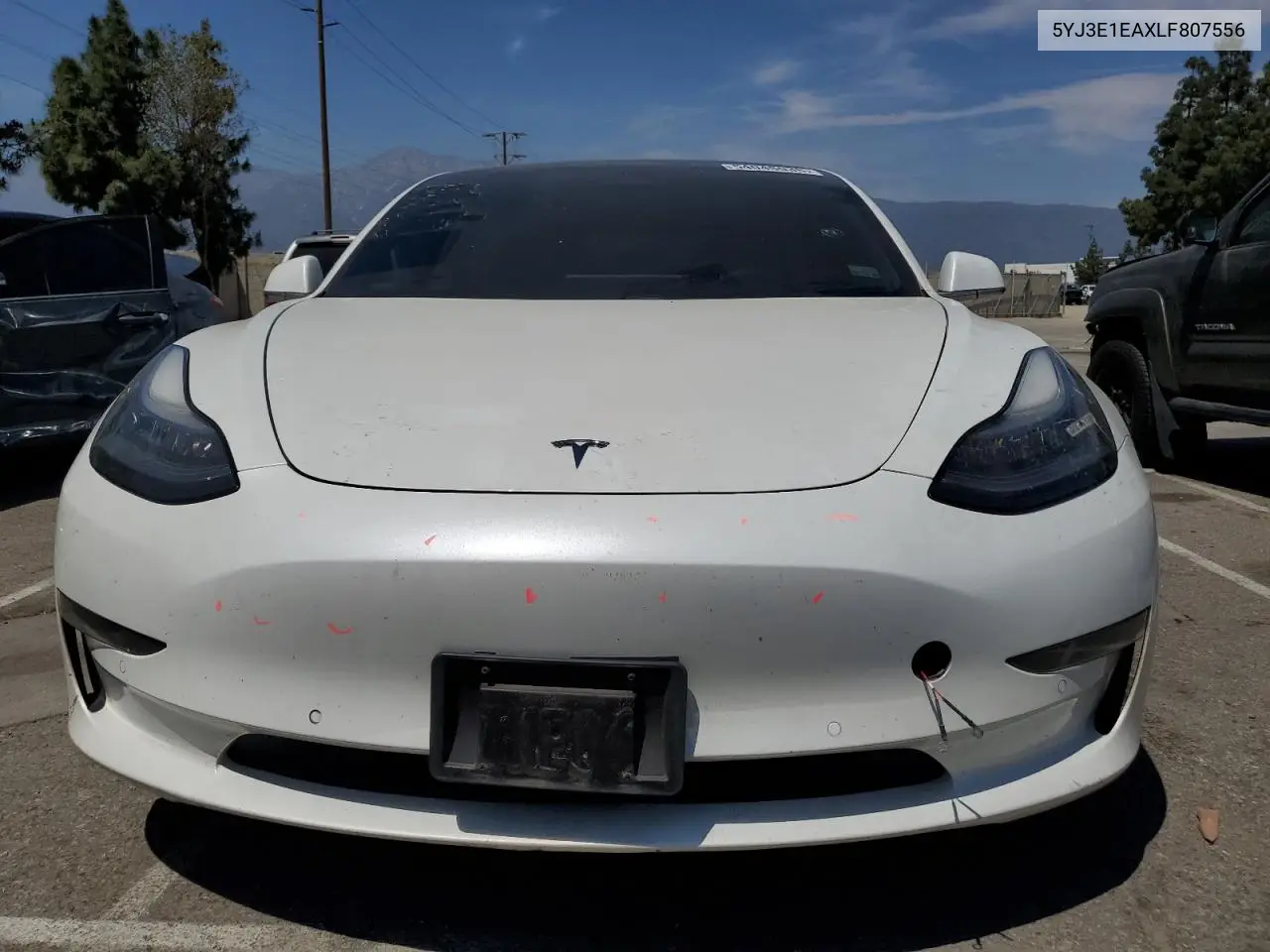2020 Tesla Model 3 VIN: 5YJ3E1EAXLF807556 Lot: 54048035
