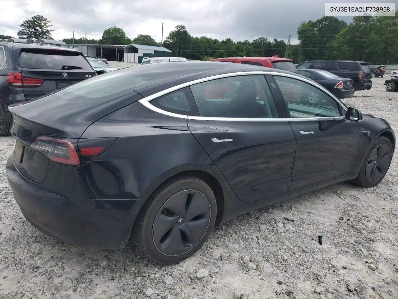 2020 Tesla Model 3 VIN: 5YJ3E1EA2LF738958 Lot: 54246505