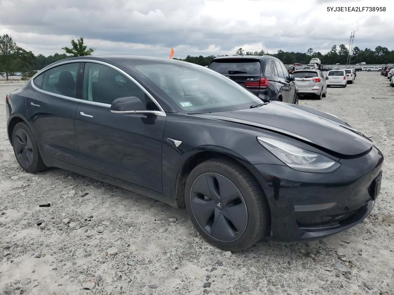 2020 Tesla Model 3 VIN: 5YJ3E1EA2LF738958 Lot: 54246505