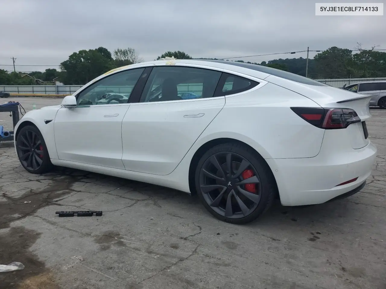 2020 Tesla Model 3 VIN: 5YJ3E1EC8LF714133 Lot: 55134505