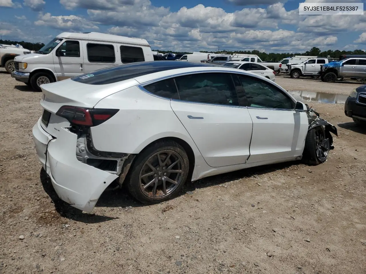 2020 Tesla Model 3 VIN: 5YJ3E1EB4LF525387 Lot: 56472835