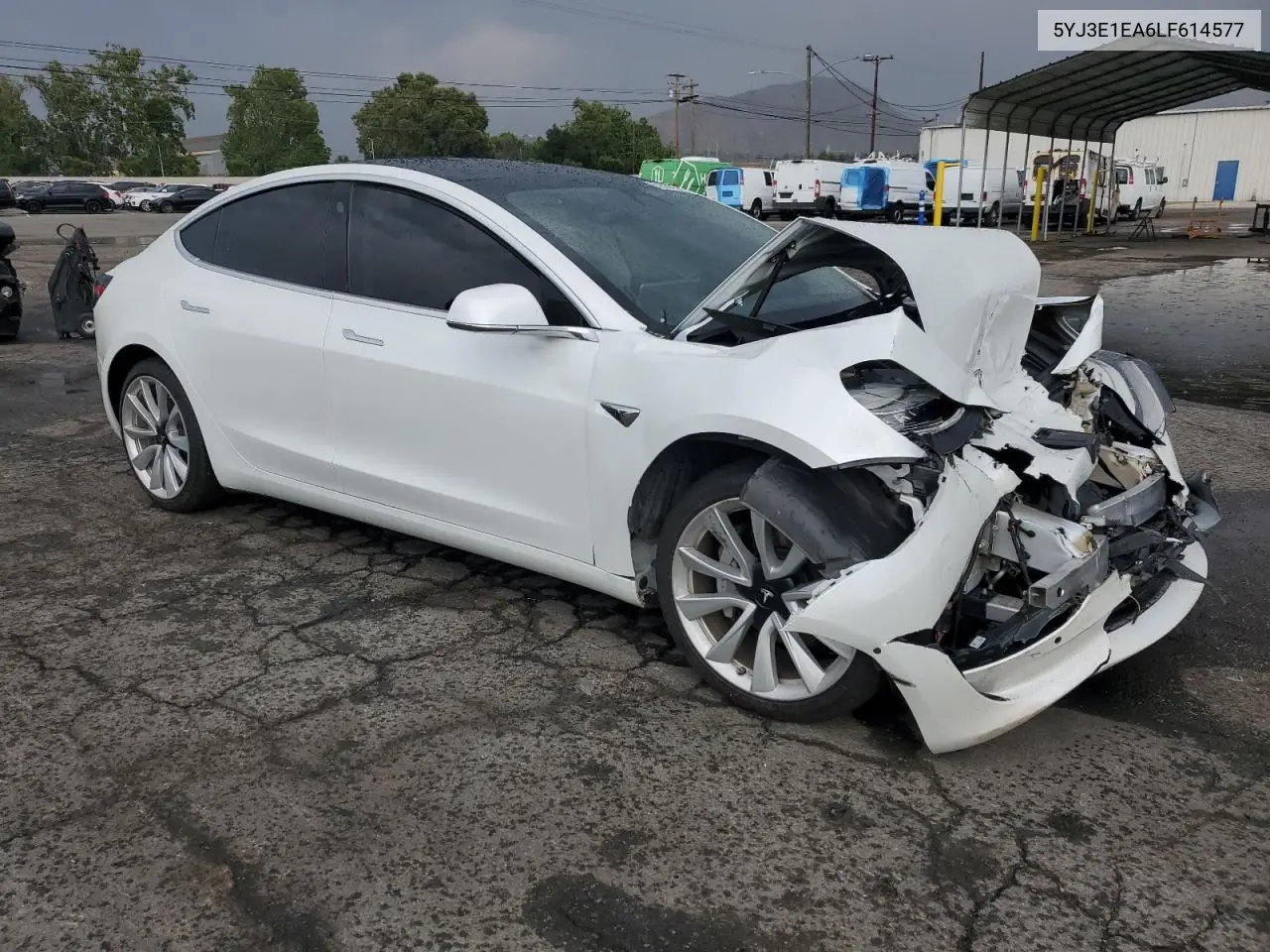 2020 Tesla Model 3 VIN: 5YJ3E1EA6LF614577 Lot: 59564905