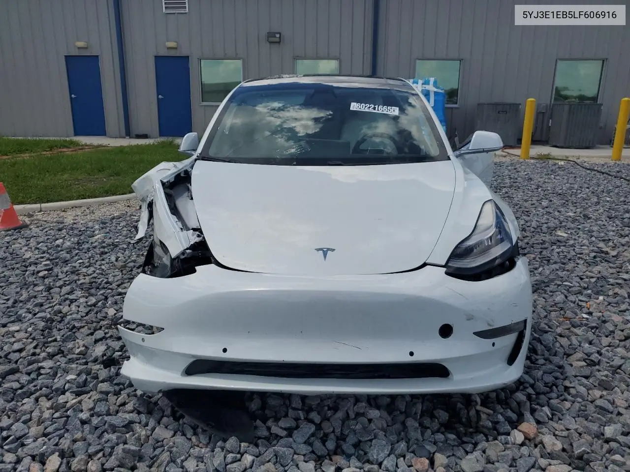 2020 Tesla Model 3 VIN: 5YJ3E1EB5LF606916 Lot: 60221665