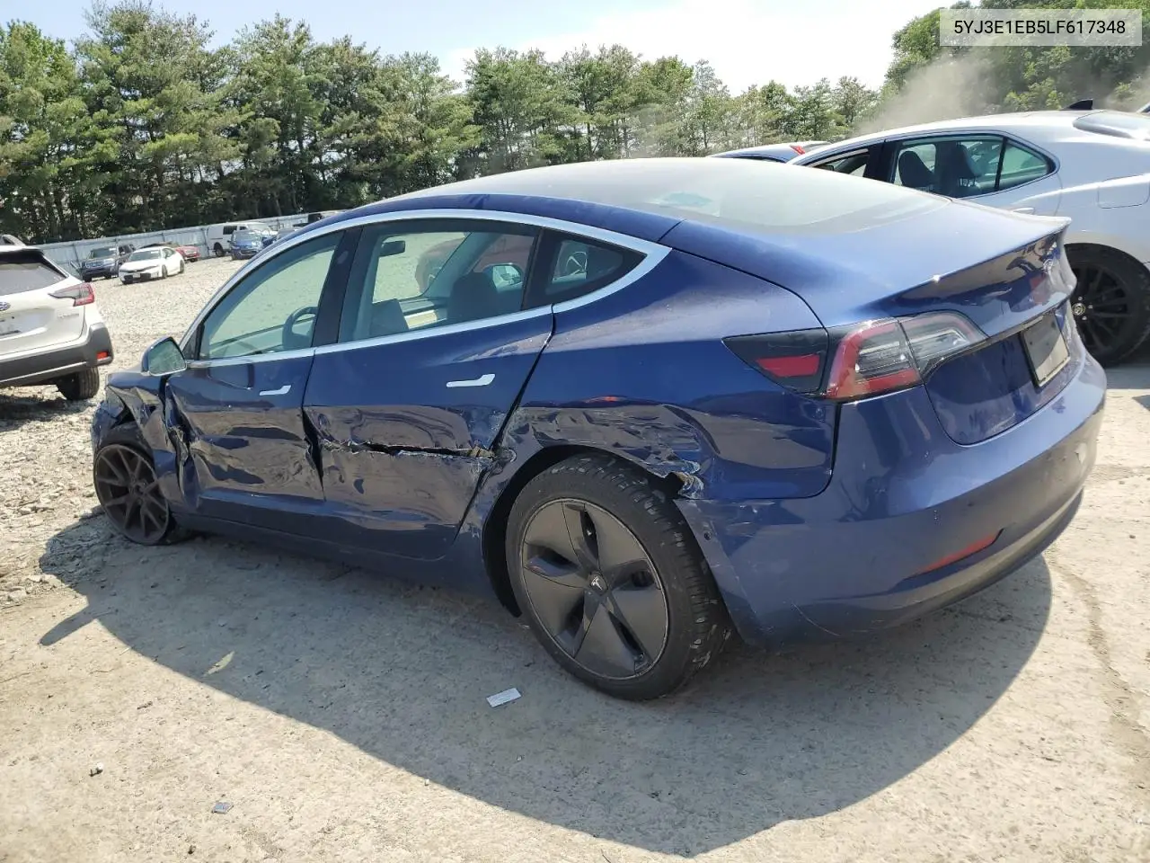 2020 Tesla Model 3 VIN: 5YJ3E1EB5LF617348 Lot: 61562585
