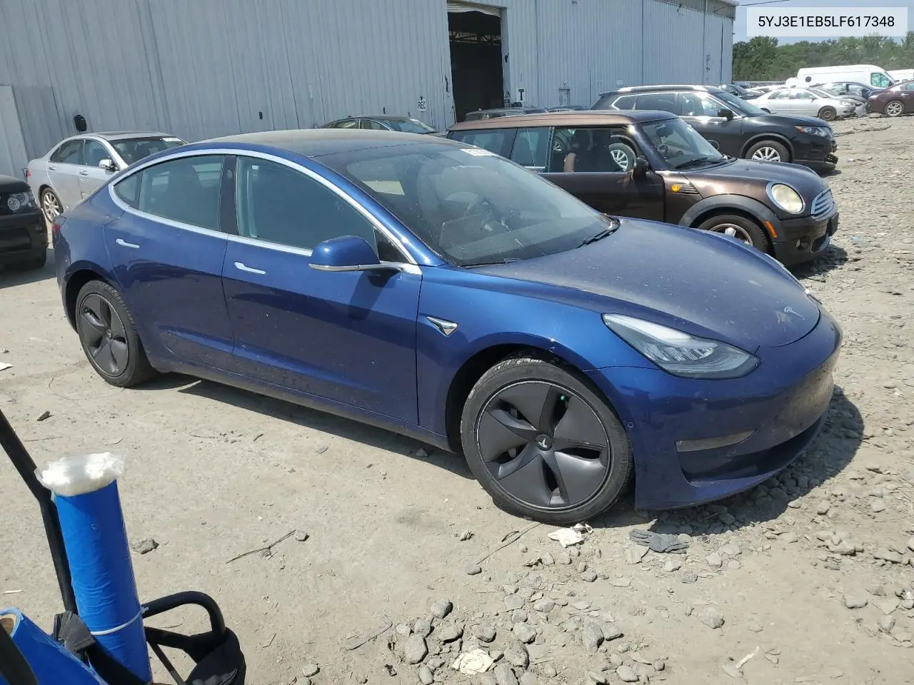 2020 Tesla Model 3 VIN: 5YJ3E1EB5LF617348 Lot: 61562585