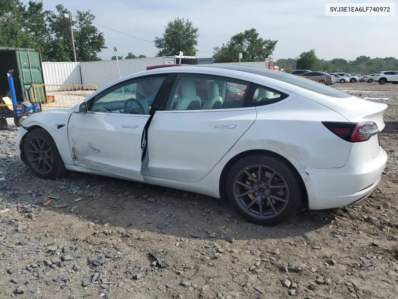 2020 Tesla Model 3 VIN: 5YJ3E1EA6LF740972 Lot: 61731345