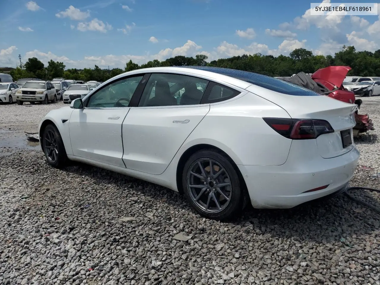 2020 Tesla Model 3 VIN: 5YJ3E1EB4LF618961 Lot: 61959855