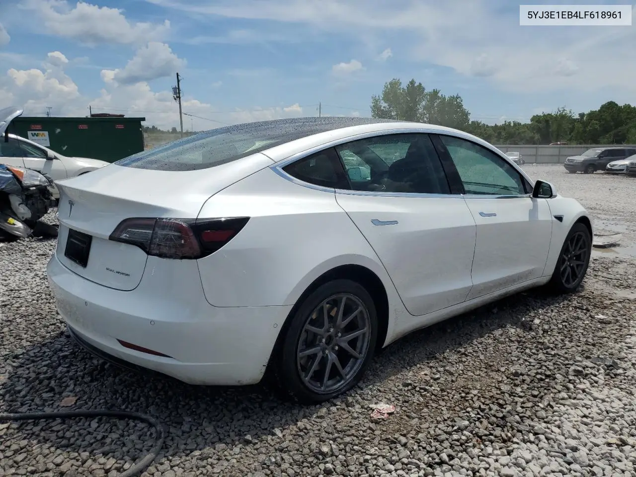 2020 Tesla Model 3 VIN: 5YJ3E1EB4LF618961 Lot: 61959855