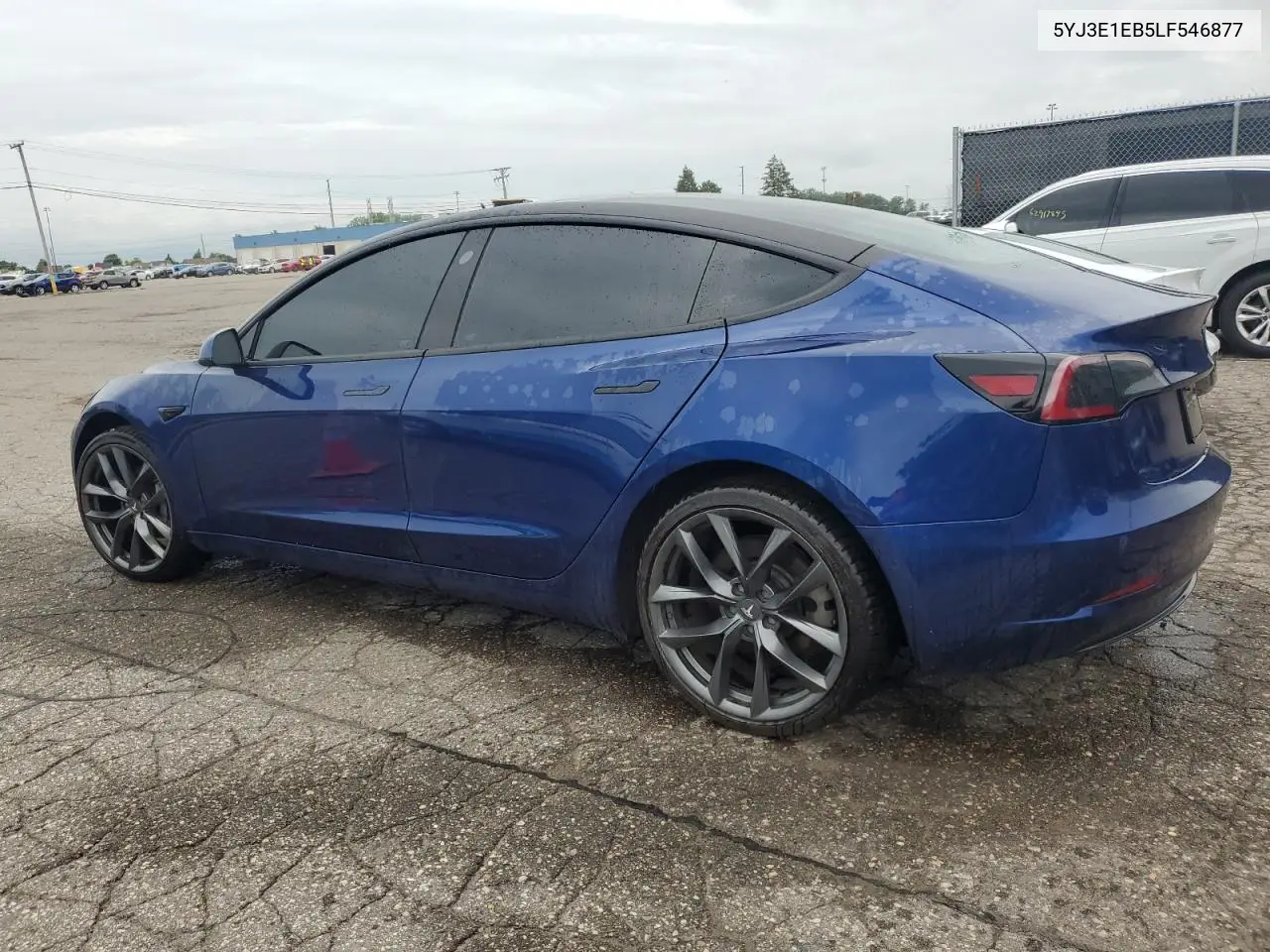 2020 Tesla Model 3 VIN: 5YJ3E1EB5LF546877 Lot: 62176585
