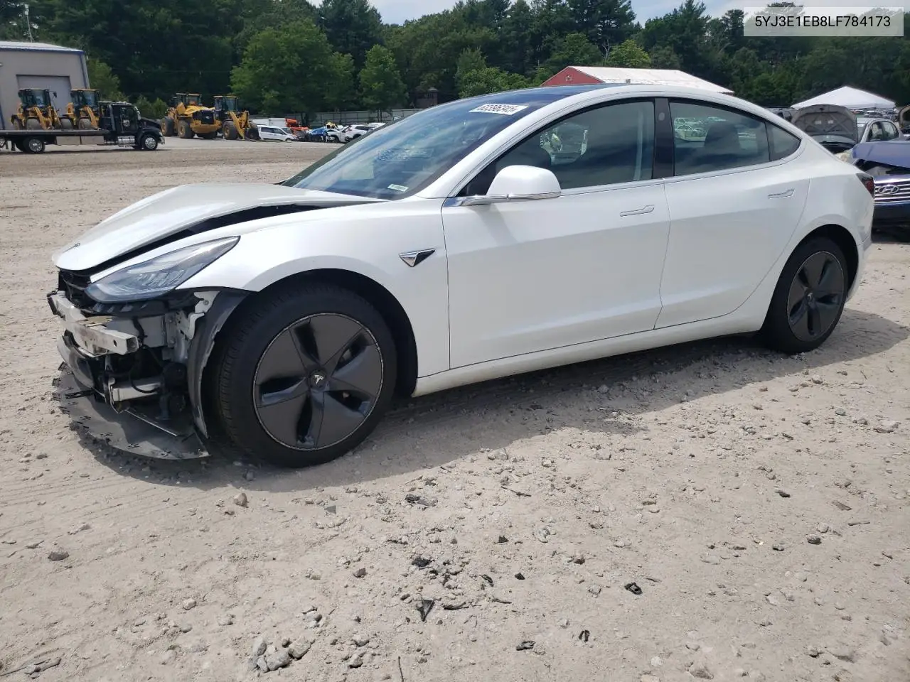 2020 Tesla Model 3 VIN: 5YJ3E1EB8LF784173 Lot: 62396345