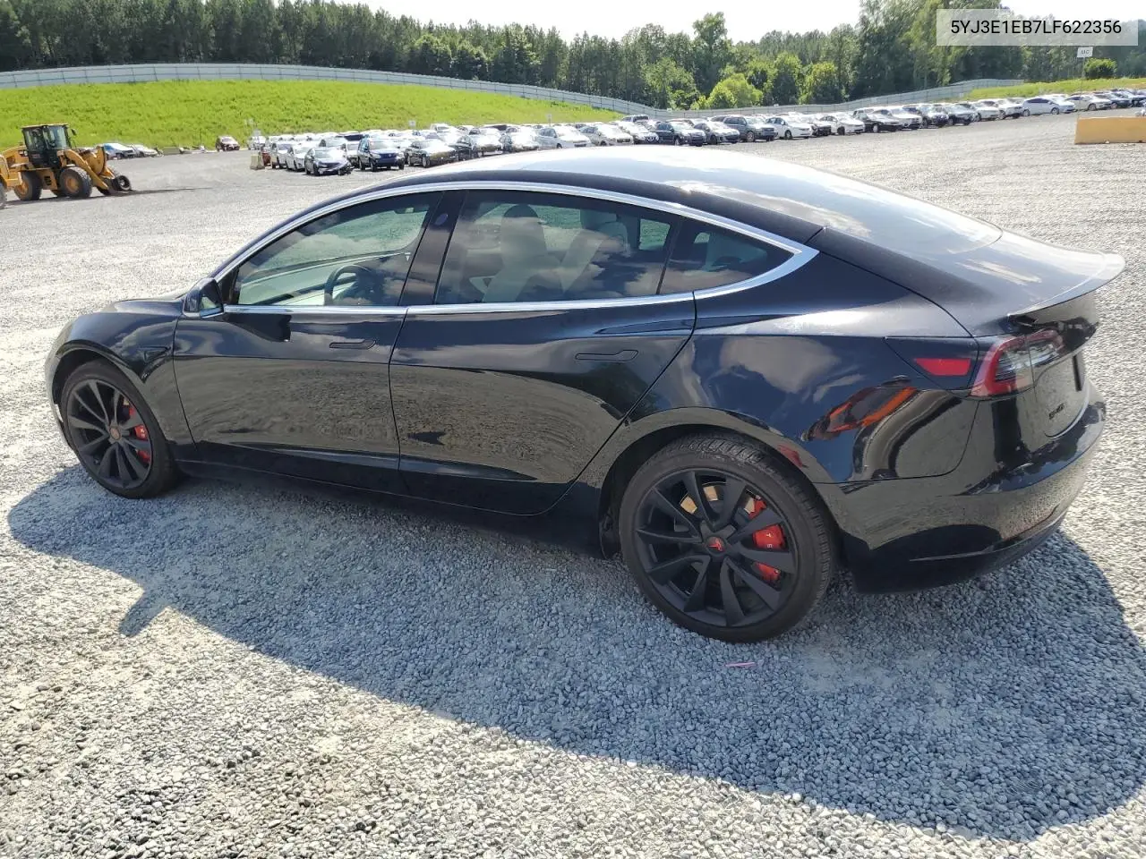 2020 Tesla Model 3 VIN: 5YJ3E1EB7LF622356 Lot: 62598075