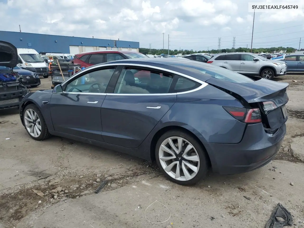 2020 Tesla Model 3 VIN: 5YJ3E1EAXLF645749 Lot: 62715815