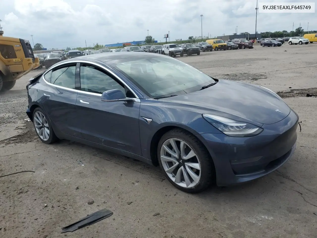 2020 Tesla Model 3 VIN: 5YJ3E1EAXLF645749 Lot: 62715815