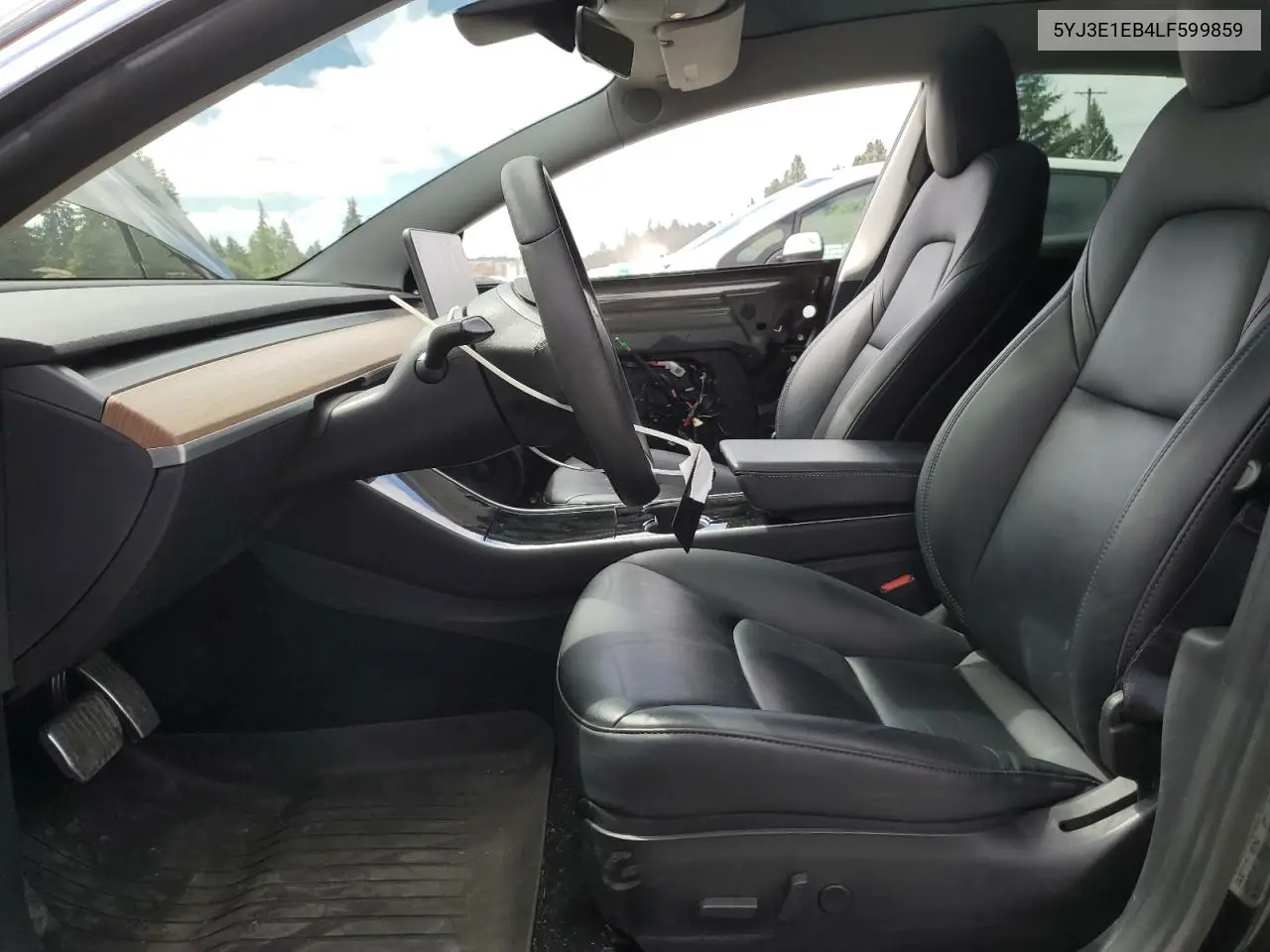 2020 Tesla Model 3 VIN: 5YJ3E1EB4LF599859 Lot: 62944305