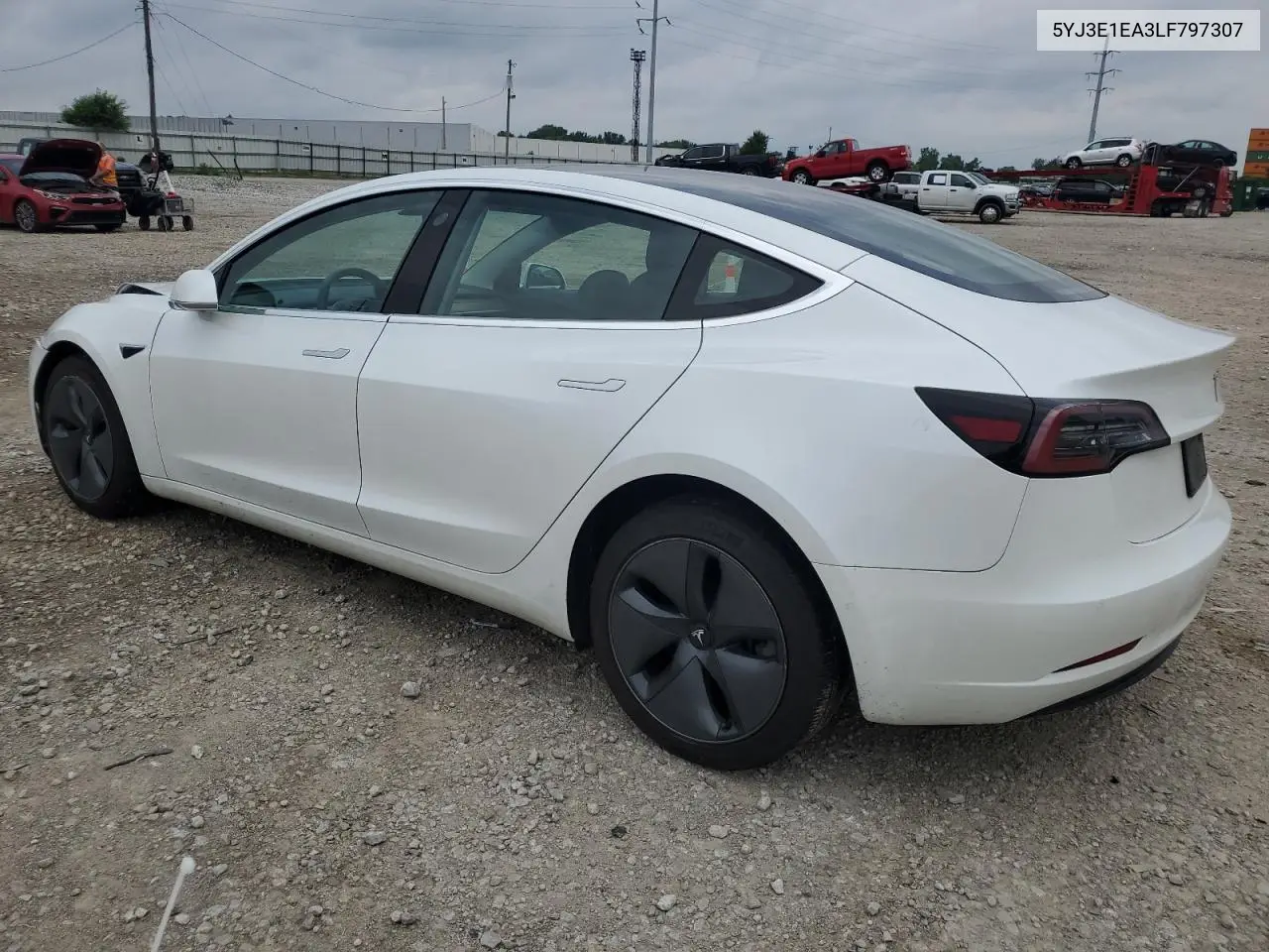 2020 Tesla Model 3 VIN: 5YJ3E1EA3LF797307 Lot: 62947635