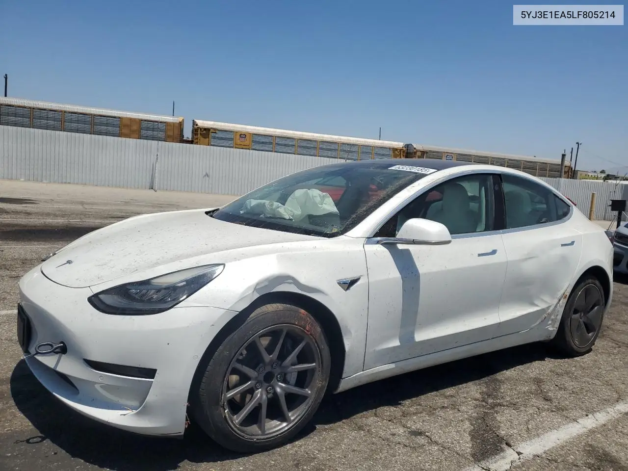 2020 Tesla Model 3 VIN: 5YJ3E1EA5LF805214 Lot: 63230185
