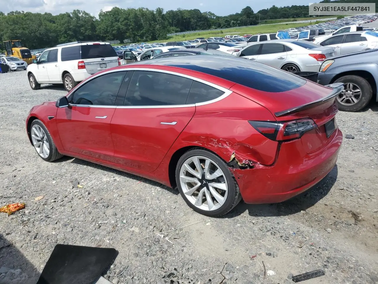 2020 Tesla Model 3 VIN: 5YJ3E1EA5LF447841 Lot: 63275225