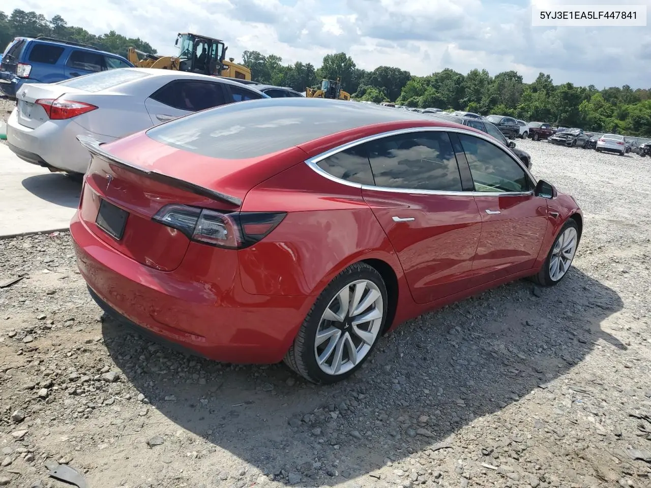 2020 Tesla Model 3 VIN: 5YJ3E1EA5LF447841 Lot: 63275225
