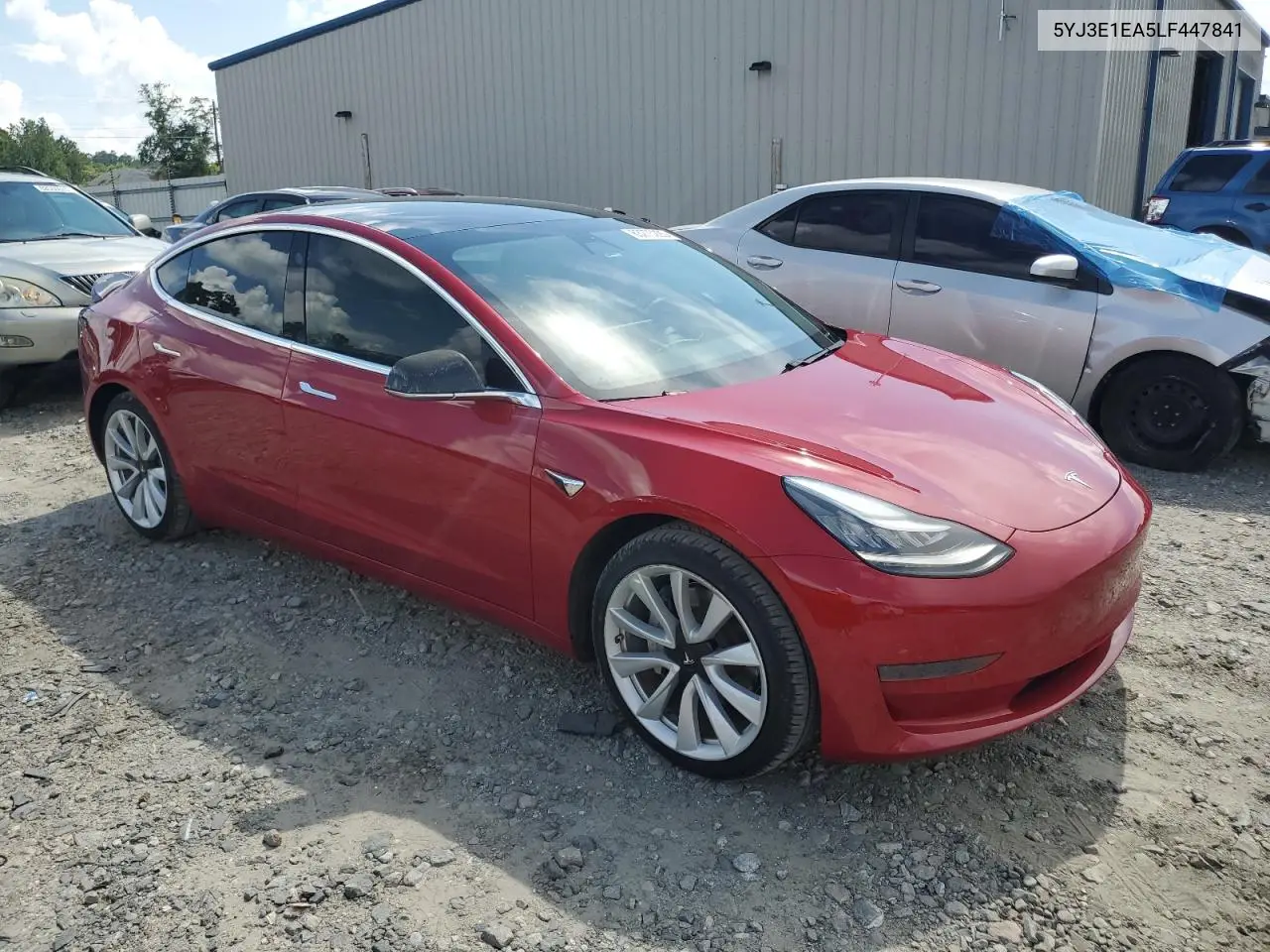 2020 Tesla Model 3 VIN: 5YJ3E1EA5LF447841 Lot: 63275225