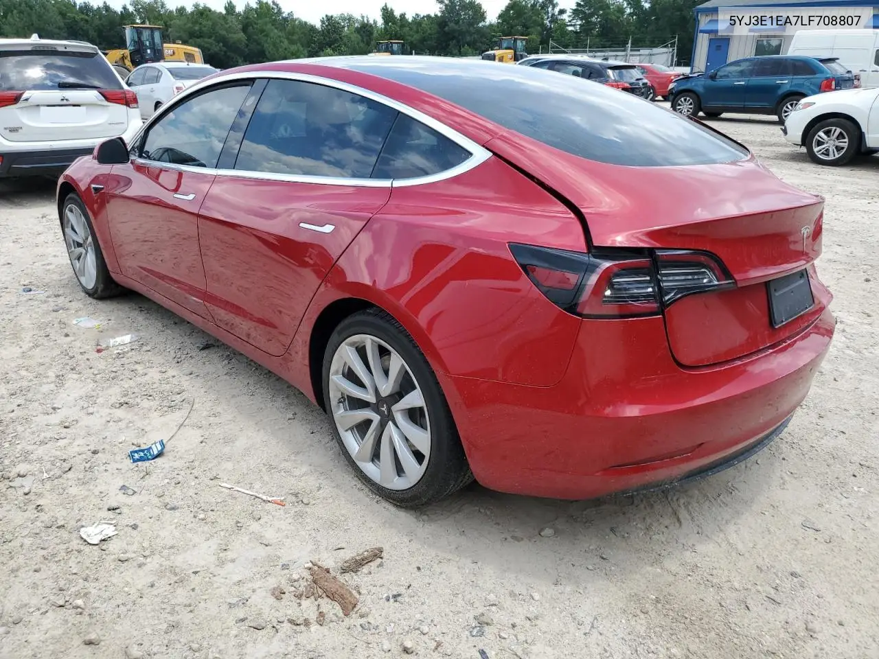2020 Tesla Model 3 VIN: 5YJ3E1EA7LF708807 Lot: 63409365