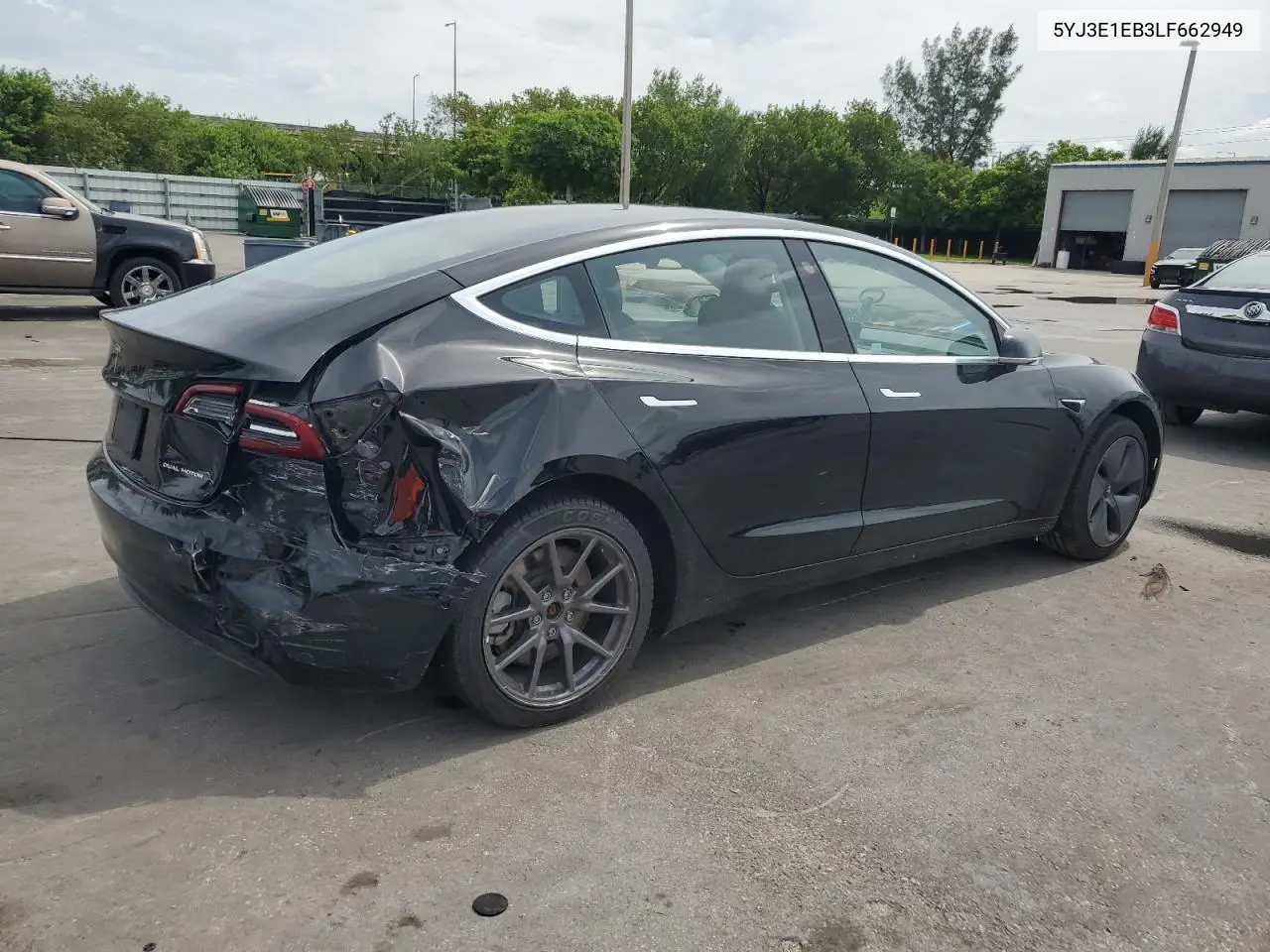 2020 Tesla Model 3 VIN: 5YJ3E1EB3LF662949 Lot: 63547125