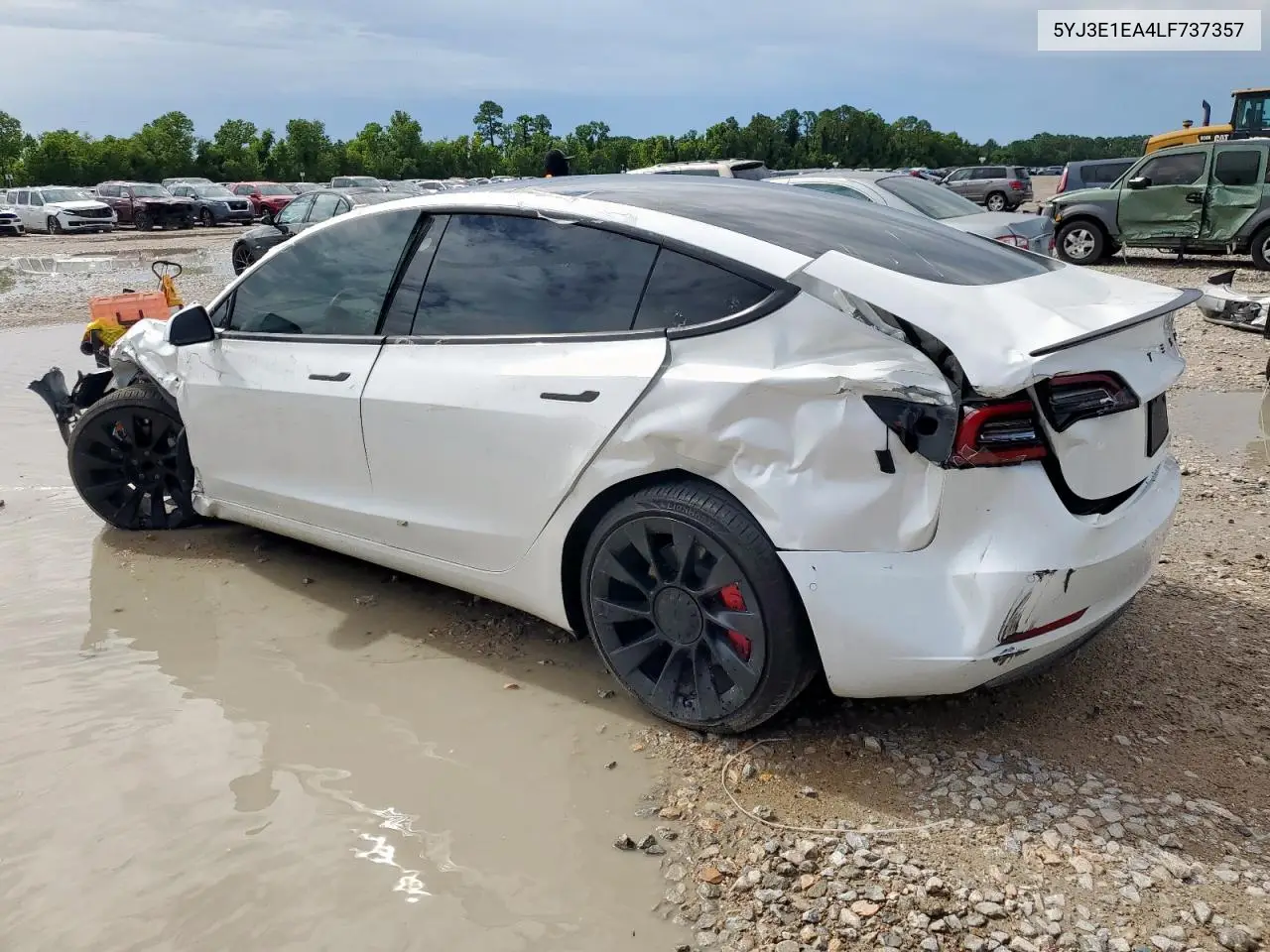 2020 Tesla Model 3 VIN: 5YJ3E1EA4LF737357 Lot: 63551745