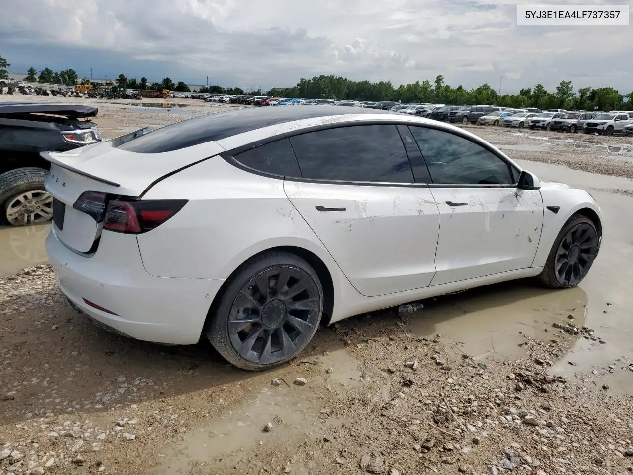 2020 Tesla Model 3 VIN: 5YJ3E1EA4LF737357 Lot: 63551745