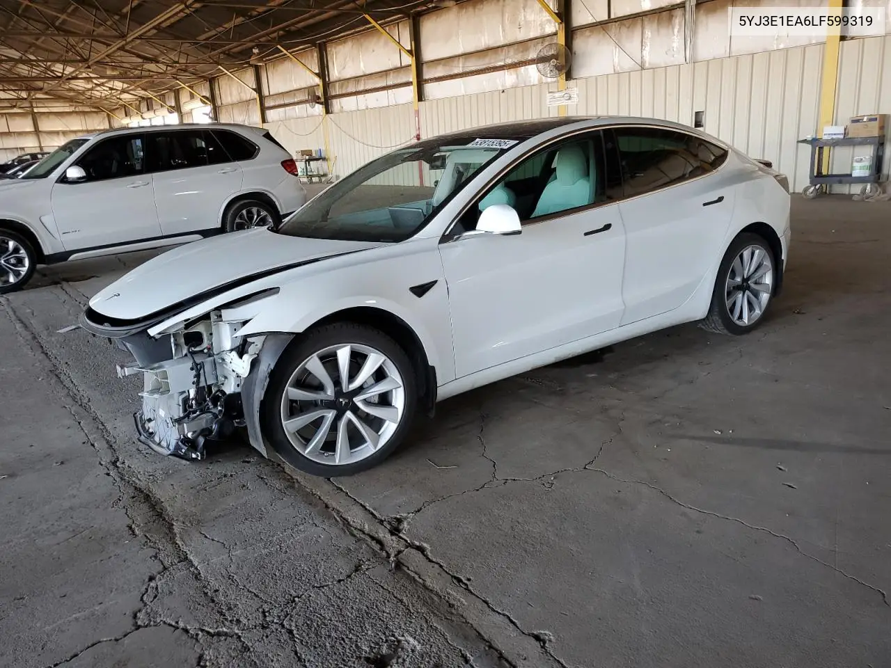 2020 Tesla Model 3 VIN: 5YJ3E1EA6LF599319 Lot: 63815395