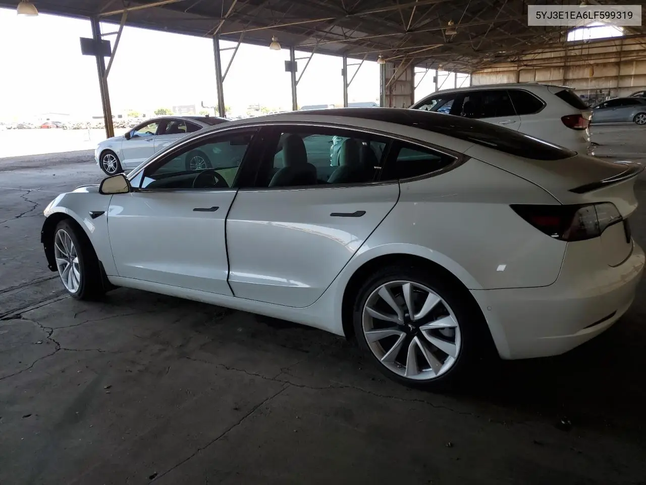 2020 Tesla Model 3 VIN: 5YJ3E1EA6LF599319 Lot: 63815395