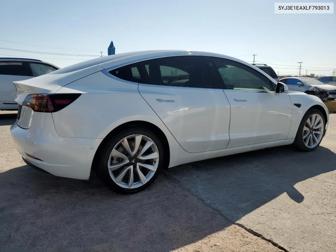 2020 Tesla Model 3 VIN: 5YJ3E1EAXLF793013 Lot: 63816075