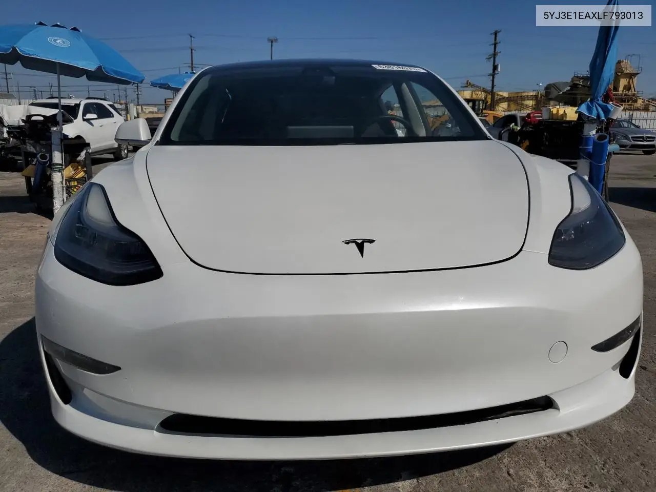 2020 Tesla Model 3 VIN: 5YJ3E1EAXLF793013 Lot: 63816075