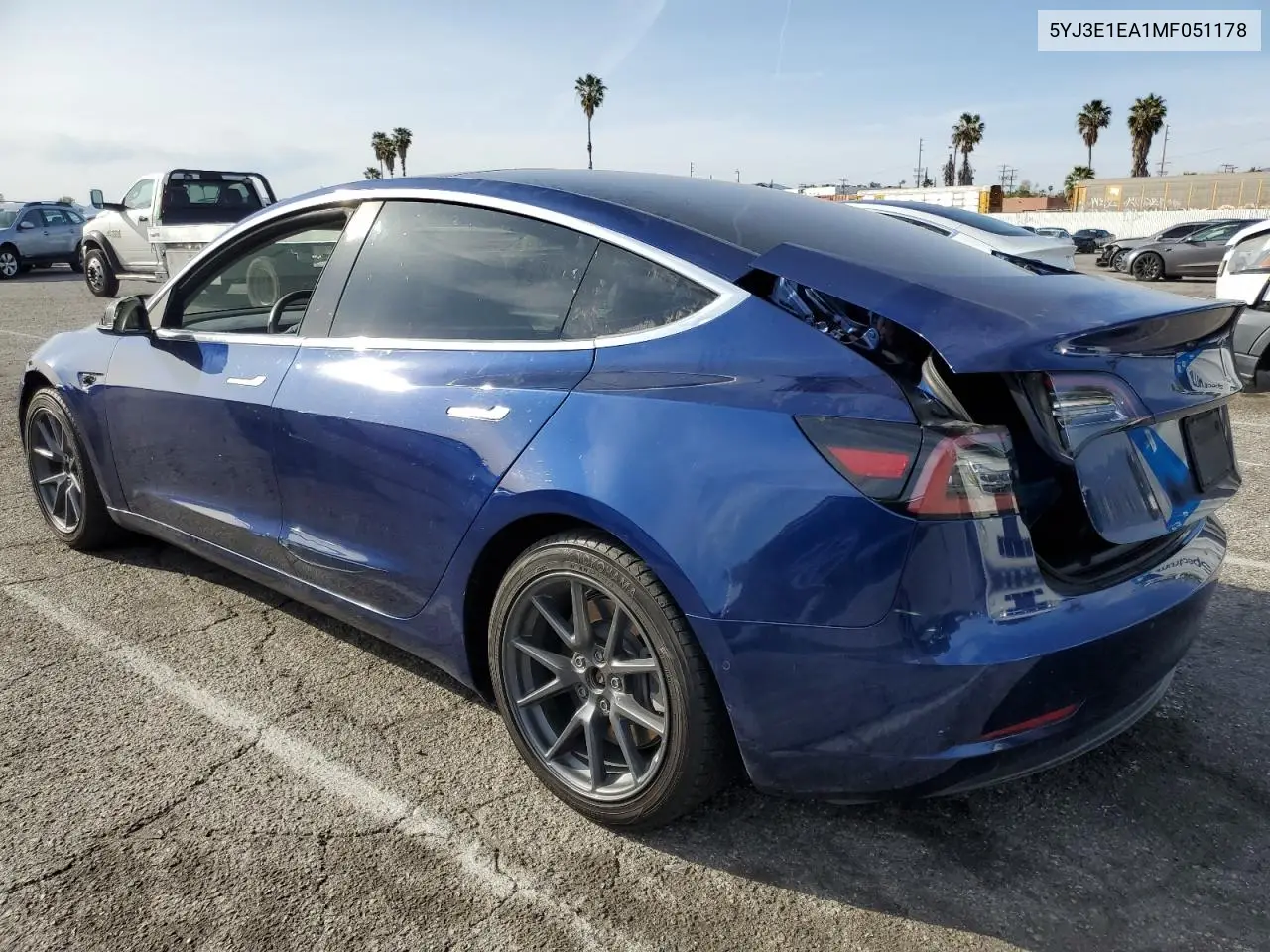 2021 Tesla Model 3 VIN: 5YJ3E1EA1MF051178 Lot: 48549035