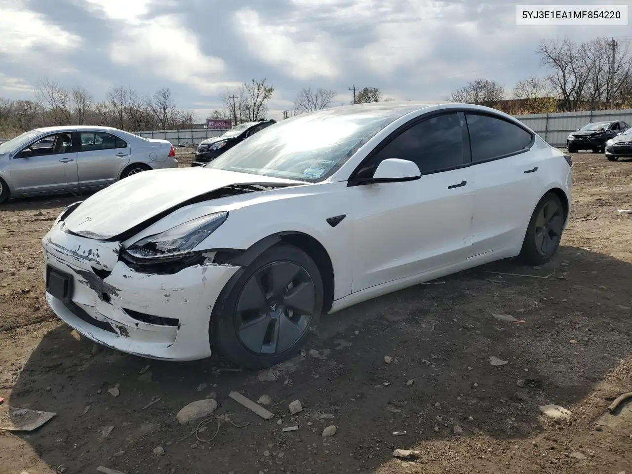 2021 Tesla Model 3 VIN: 5YJ3E1EA1MF854220 Lot: 52934105