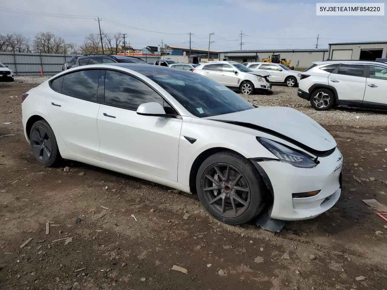 2021 Tesla Model 3 VIN: 5YJ3E1EA1MF854220 Lot: 52934105