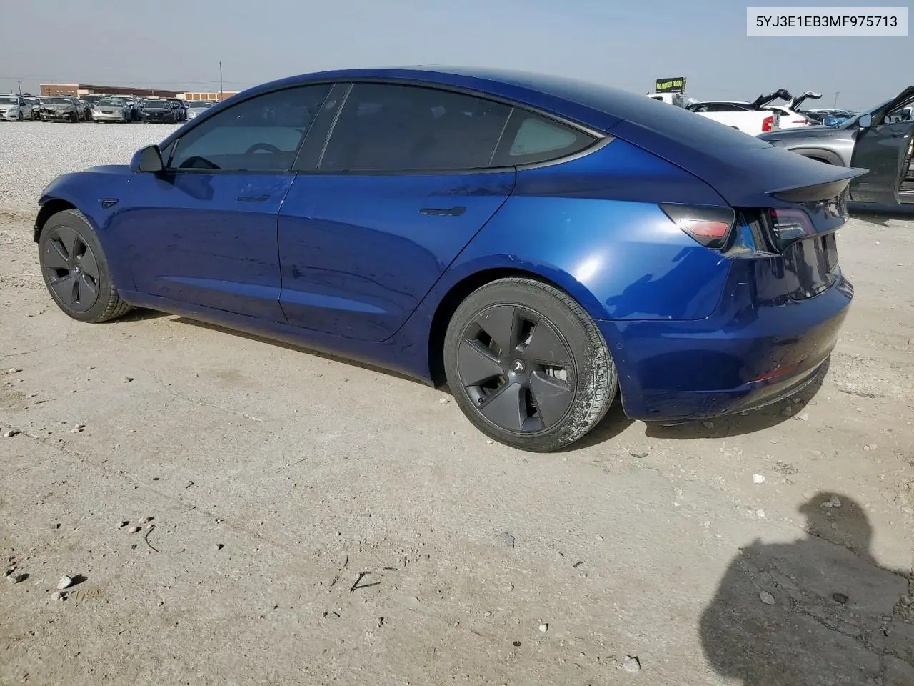 2021 Tesla Model 3 VIN: 5YJ3E1EB3MF975713 Lot: 56130315