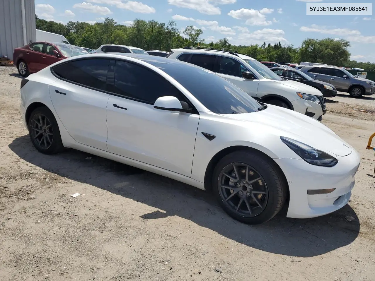 2021 Tesla Model 3 VIN: 5YJ3E1EA3MF085641 Lot: 56849295