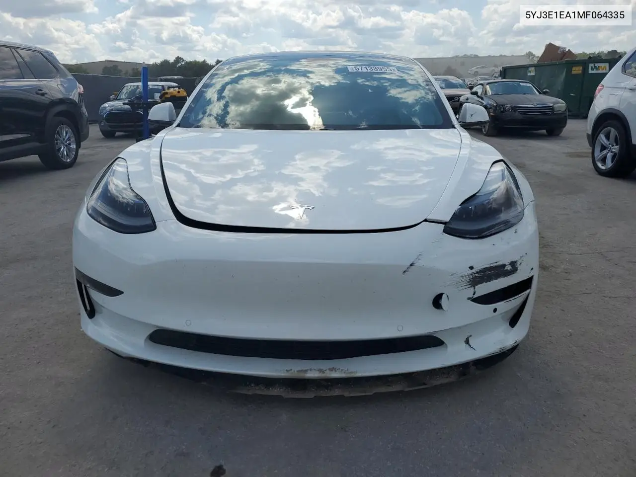 5yj3e1ea1mf064335 5YJ3E1EA1MF064335 2021 Tesla Model 3