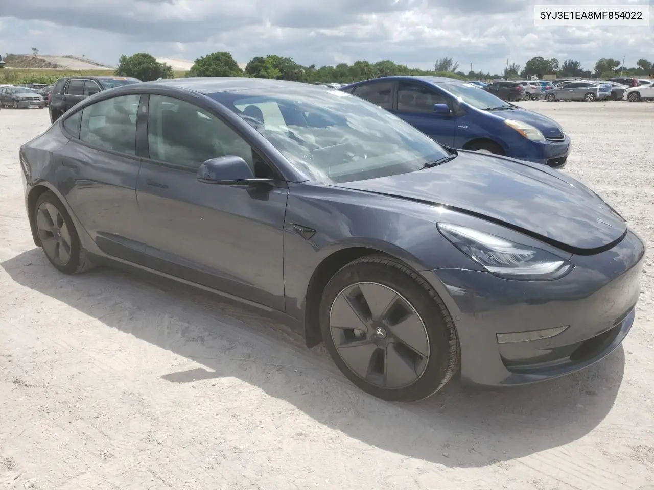 2021 Tesla Model 3 VIN: 5YJ3E1EA8MF854022 Lot: 61337645