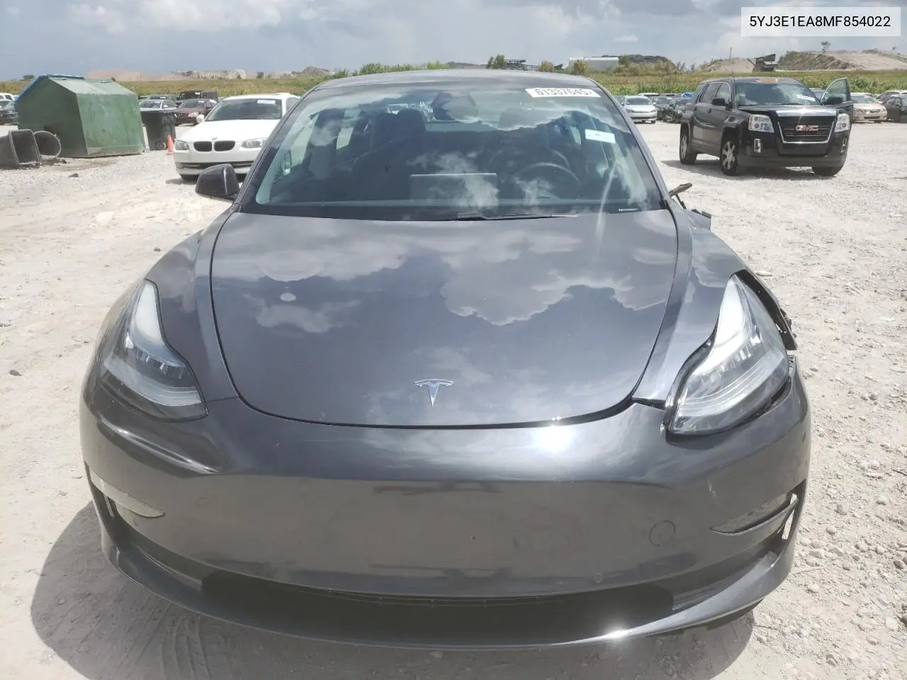 2021 Tesla Model 3 VIN: 5YJ3E1EA8MF854022 Lot: 61337645