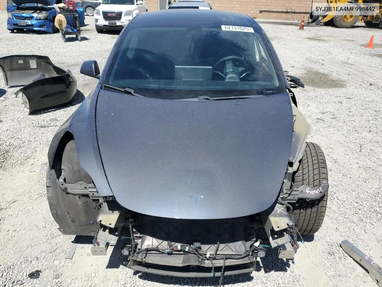 2021 Tesla Model 3 VIN: 5YJ3E1EA4MF998442 Lot: 62131025