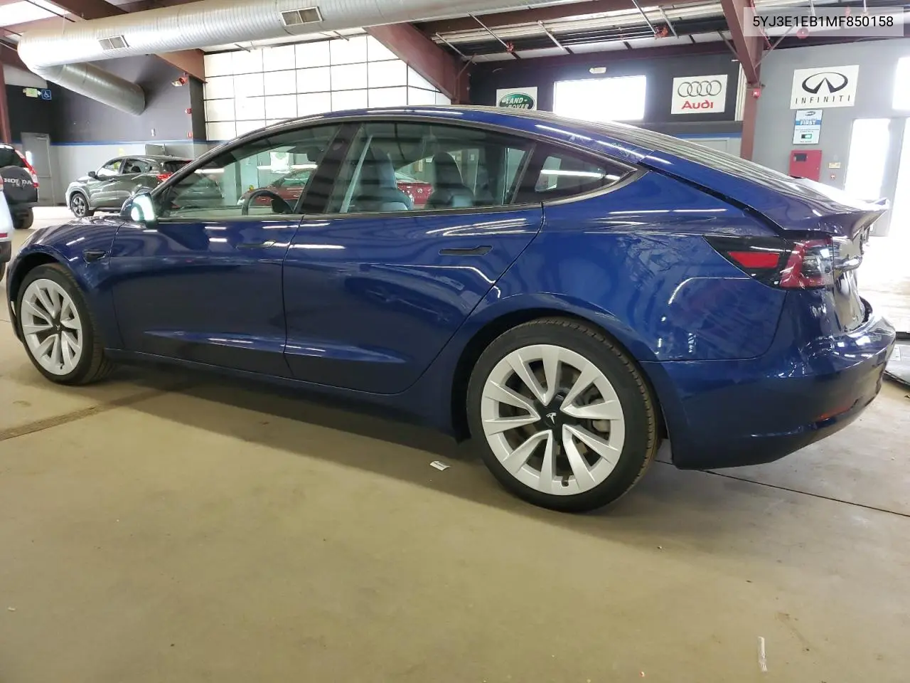 2021 Tesla Model 3 VIN: 5YJ3E1EB1MF850158 Lot: 62460635
