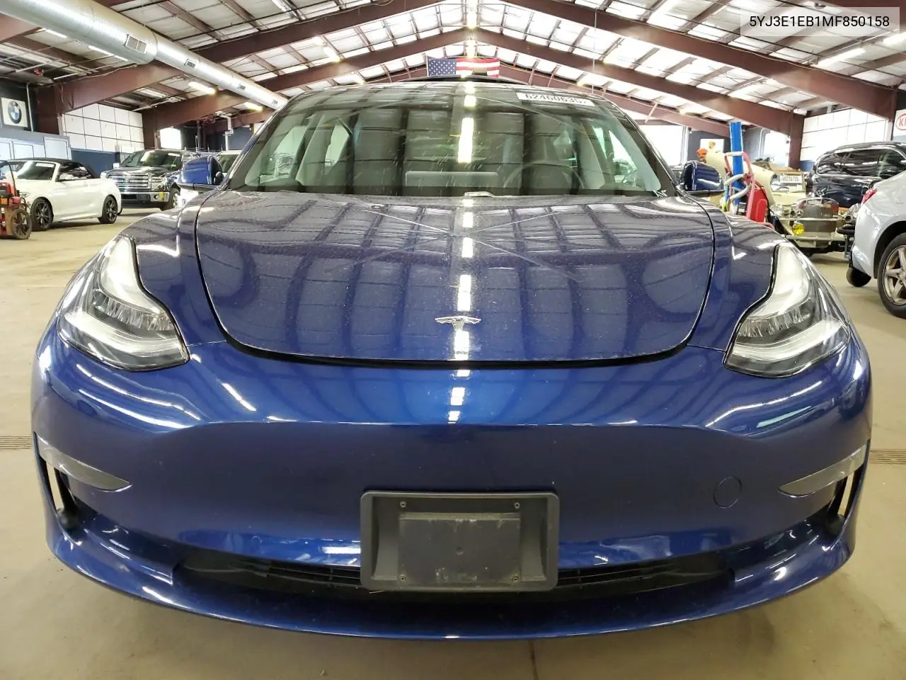 2021 Tesla Model 3 VIN: 5YJ3E1EB1MF850158 Lot: 62460635