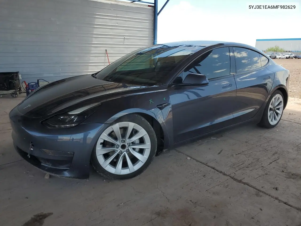 2021 Tesla Model 3 VIN: 5YJ3E1EA6MF982629 Lot: 62846145