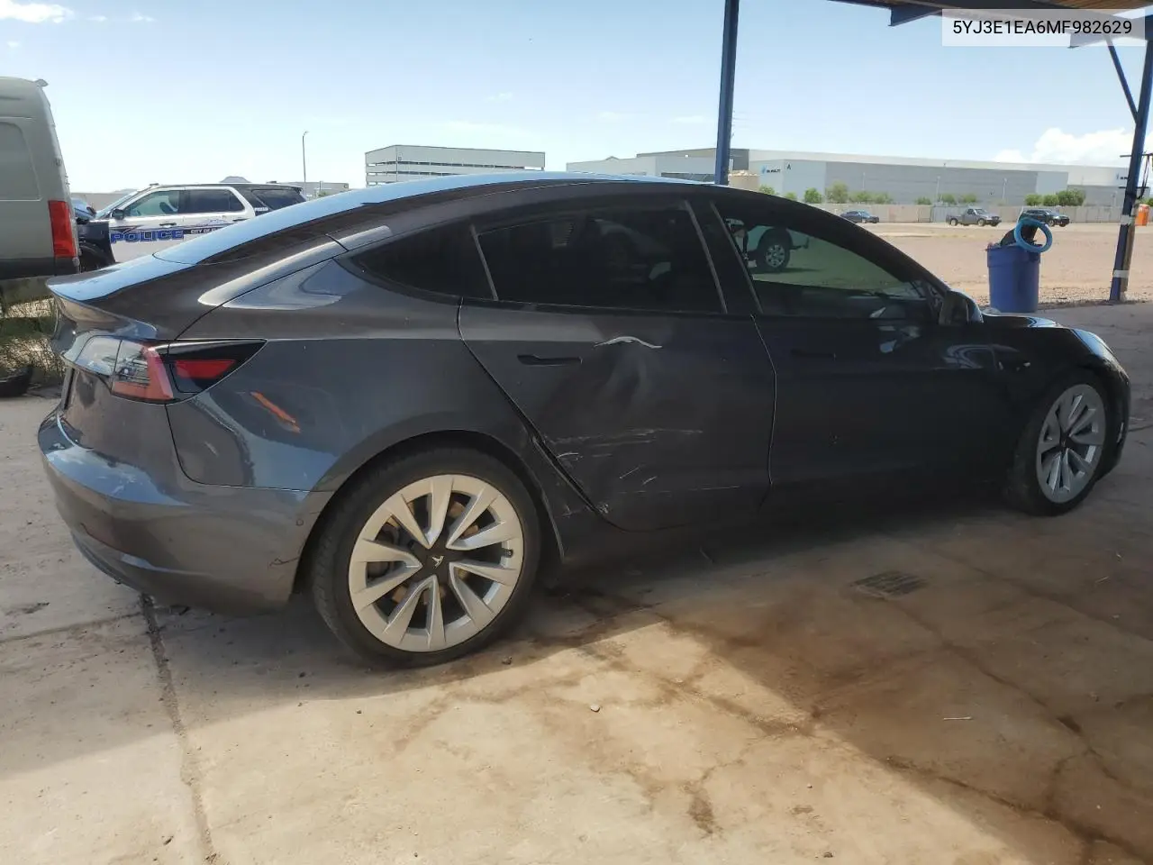 2021 Tesla Model 3 VIN: 5YJ3E1EA6MF982629 Lot: 62846145