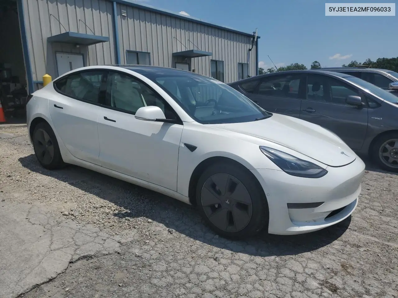 2021 Tesla Model 3 VIN: 5YJ3E1EA2MF096033 Lot: 62989105
