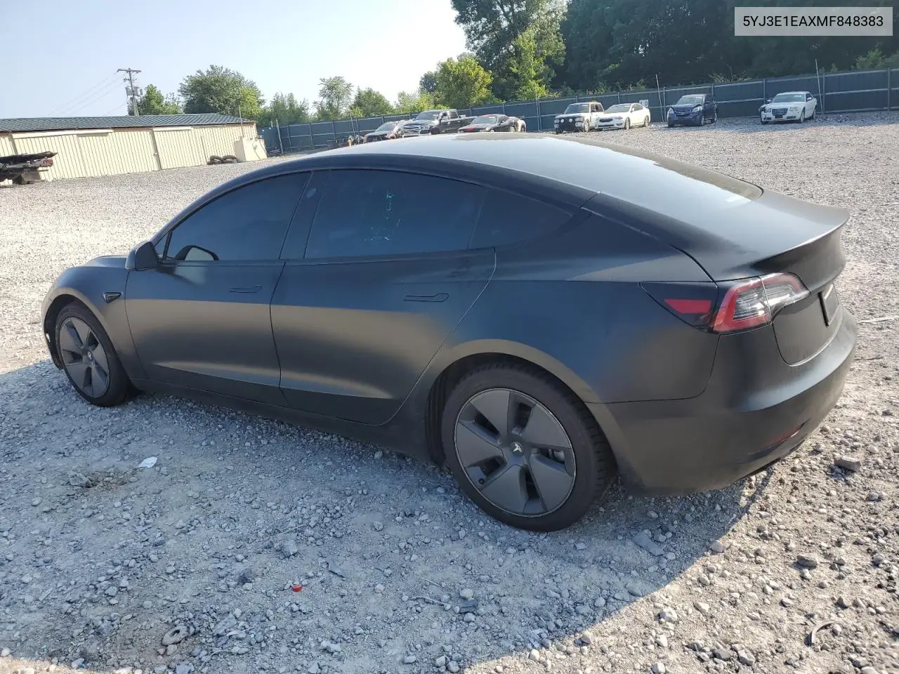 2021 Tesla Model 3 VIN: 5YJ3E1EAXMF848383 Lot: 63337715