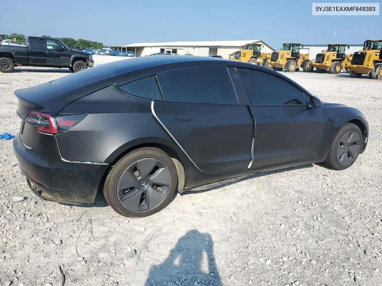 2021 Tesla Model 3 VIN: 5YJ3E1EAXMF848383 Lot: 63337715