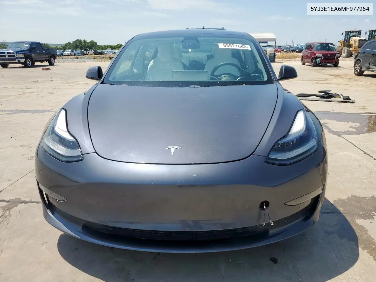 2021 Tesla Model 3 VIN: 5YJ3E1EA6MF977964 Lot: 63521685