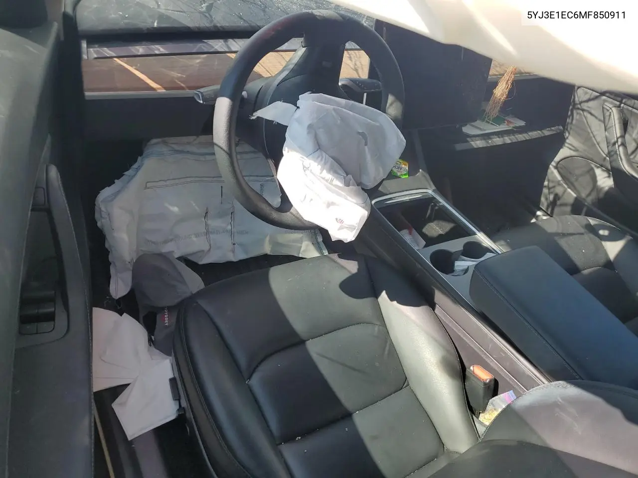 2021 Tesla Model 3 VIN: 5YJ3E1EC6MF850911 Lot: 63535845