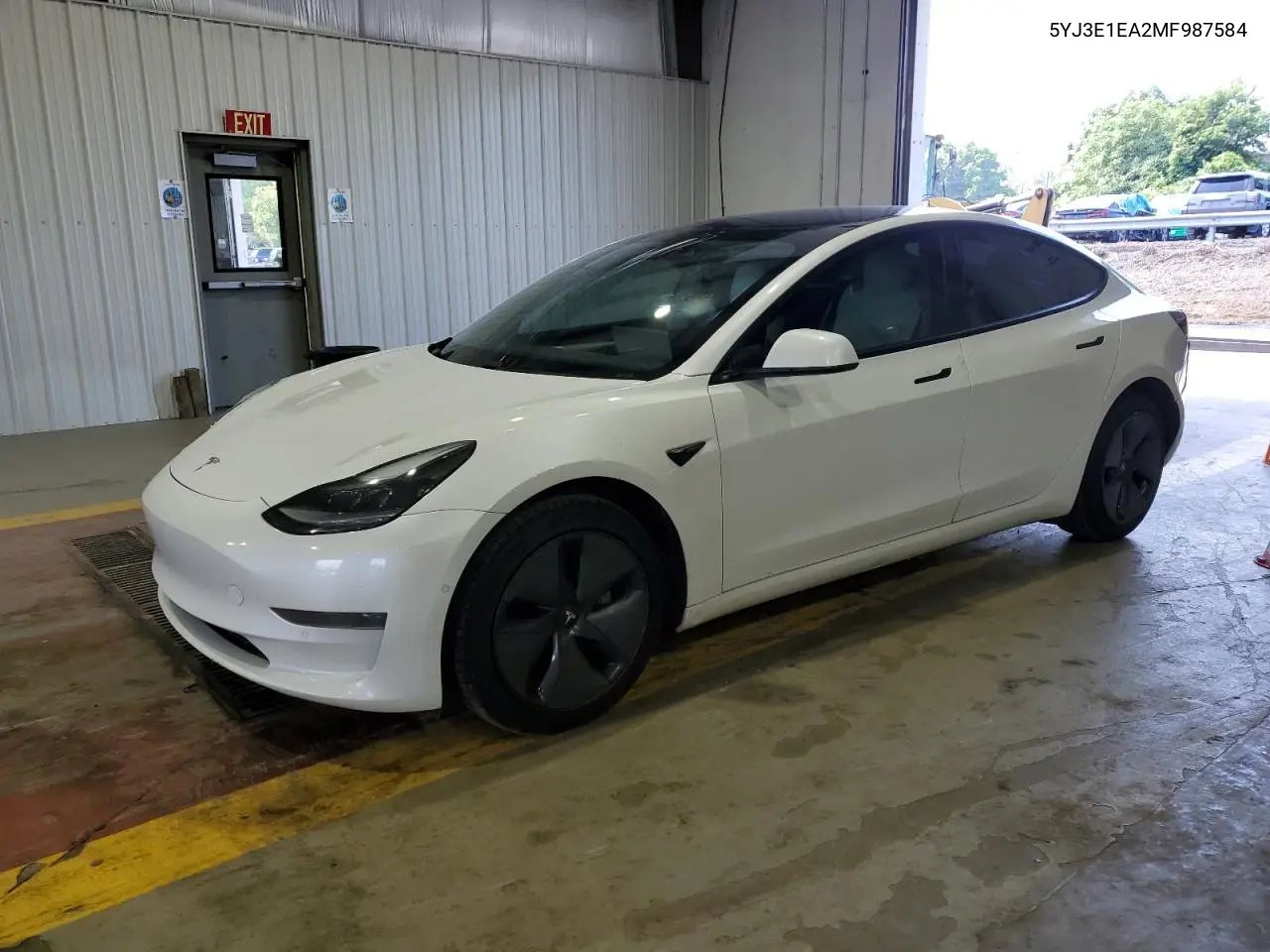 2021 Tesla Model 3 VIN: 5YJ3E1EA2MF987584 Lot: 63788005